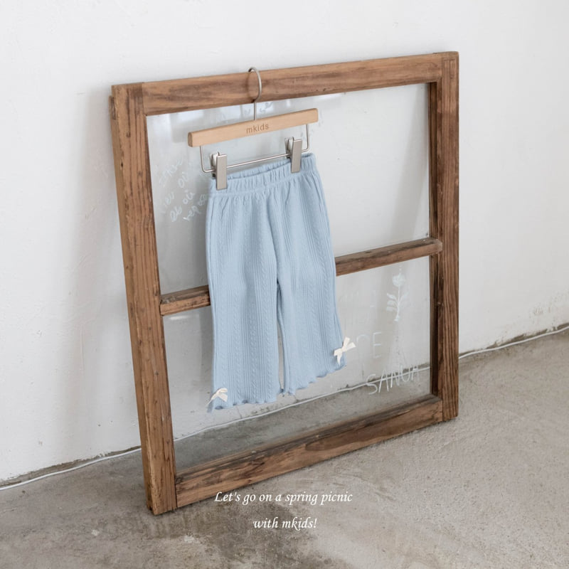 Mkids - Korean Baby Fashion - #onlinebabyshop - Melanie Frill Pants - 12