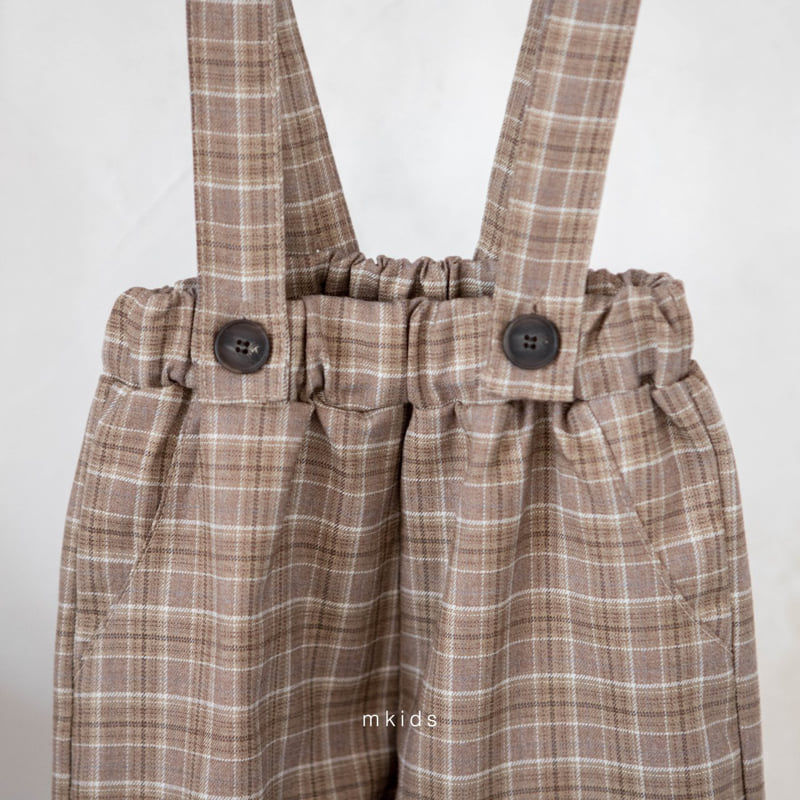 Mkids - Korean Baby Fashion - #onlinebabyshop - Matteo Suspender Pants - 5