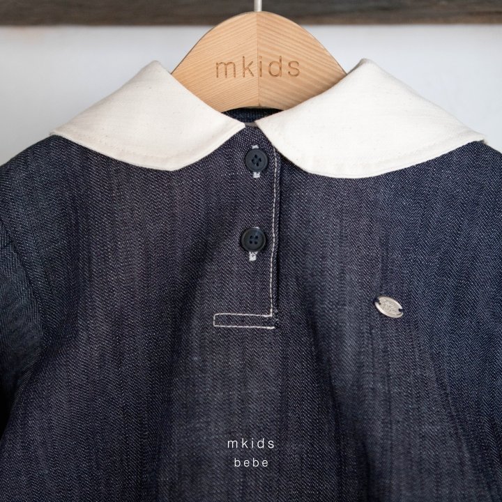 Mkids - Korean Baby Fashion - #smilingbaby - Bebe Vincent Denim Suit - 2