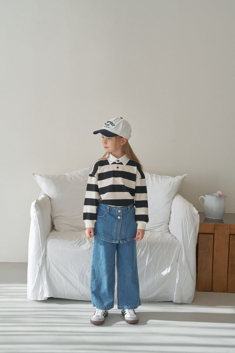 Momo Ann - Korean Children Fashion - #Kfashion4kids - Wrap Heart Jeans - 3