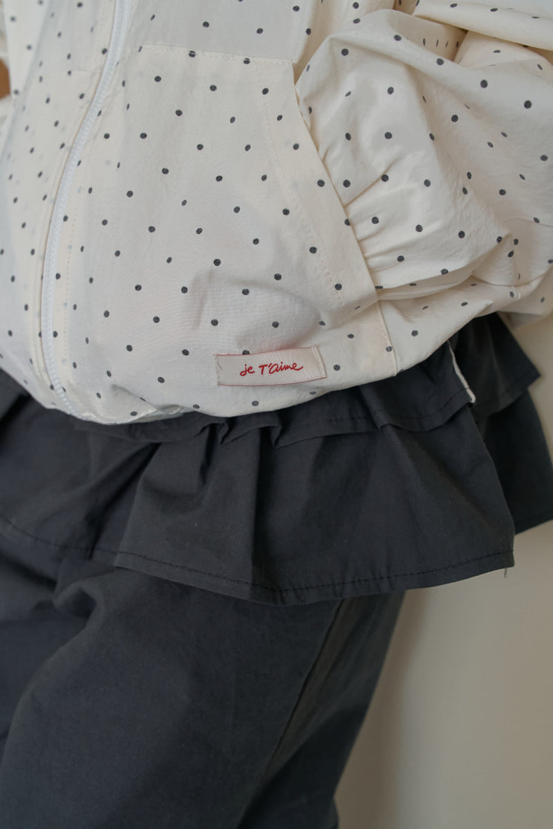Momo Ann - Korean Children Fashion - #Kfashion4kids - Dot Zip-up - 5