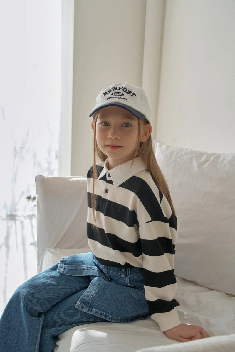 Momo Ann - Korean Children Fashion - #childofig - Polo Collar Sweatshirt - 7