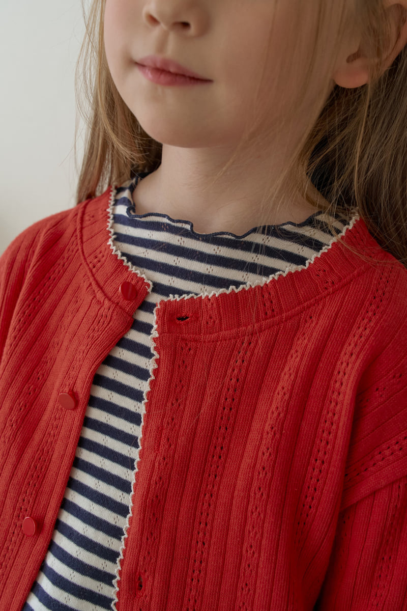 Momo Ann - Korean Children Fashion - #childrensboutique - Berry Cardigan - 10