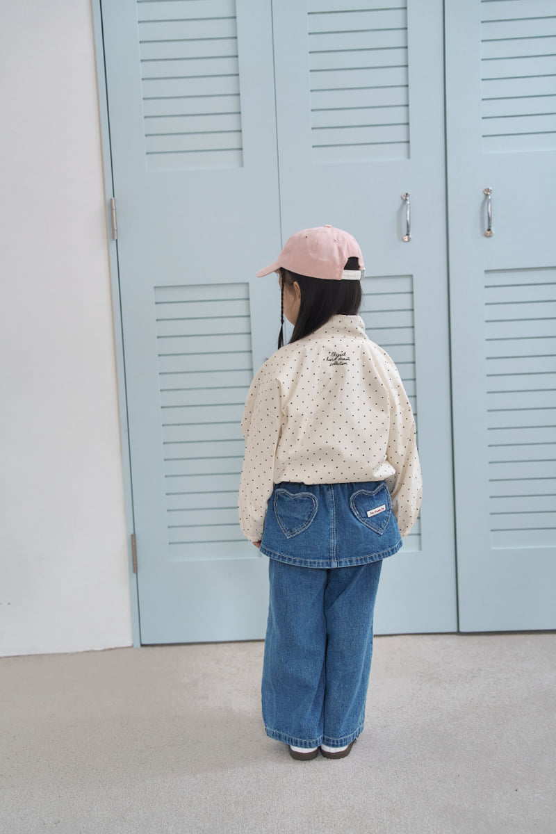 Momo Ann - Korean Children Fashion - #childrensboutique - Wrap Heart Jeans - 10