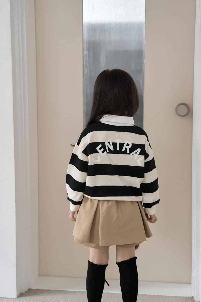Momo Ann - Korean Children Fashion - #discoveringself - Polo Collar Sweatshirt - 10