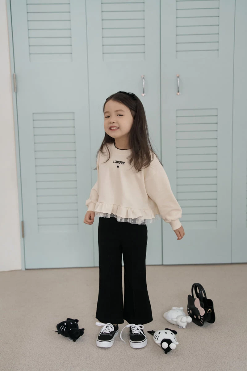 Momo Ann - Korean Children Fashion - #discoveringself - Pin Bootcut Pants - 7