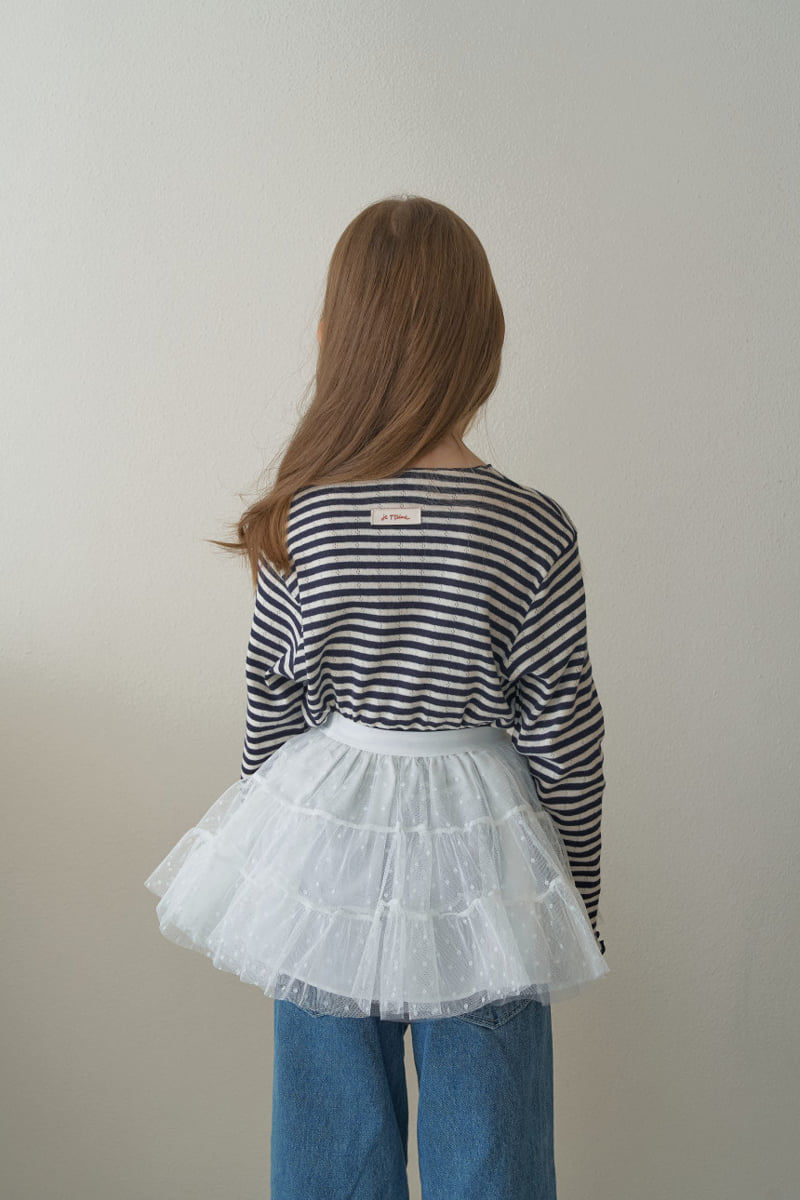 Momo Ann - Korean Children Fashion - #kidsshorts - Momo Tee (Stripe) - 5