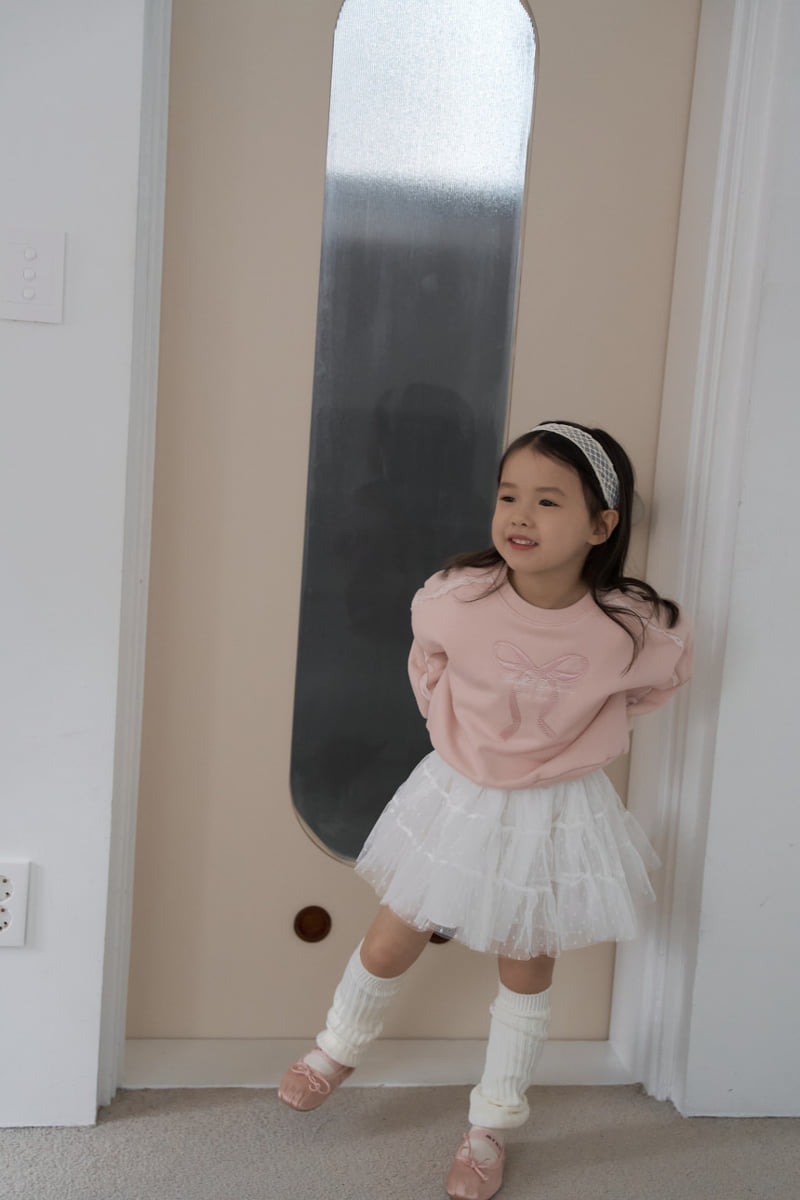 Momo Ann - Korean Children Fashion - #kidsstore - Ribbon Sweatshirt - 9