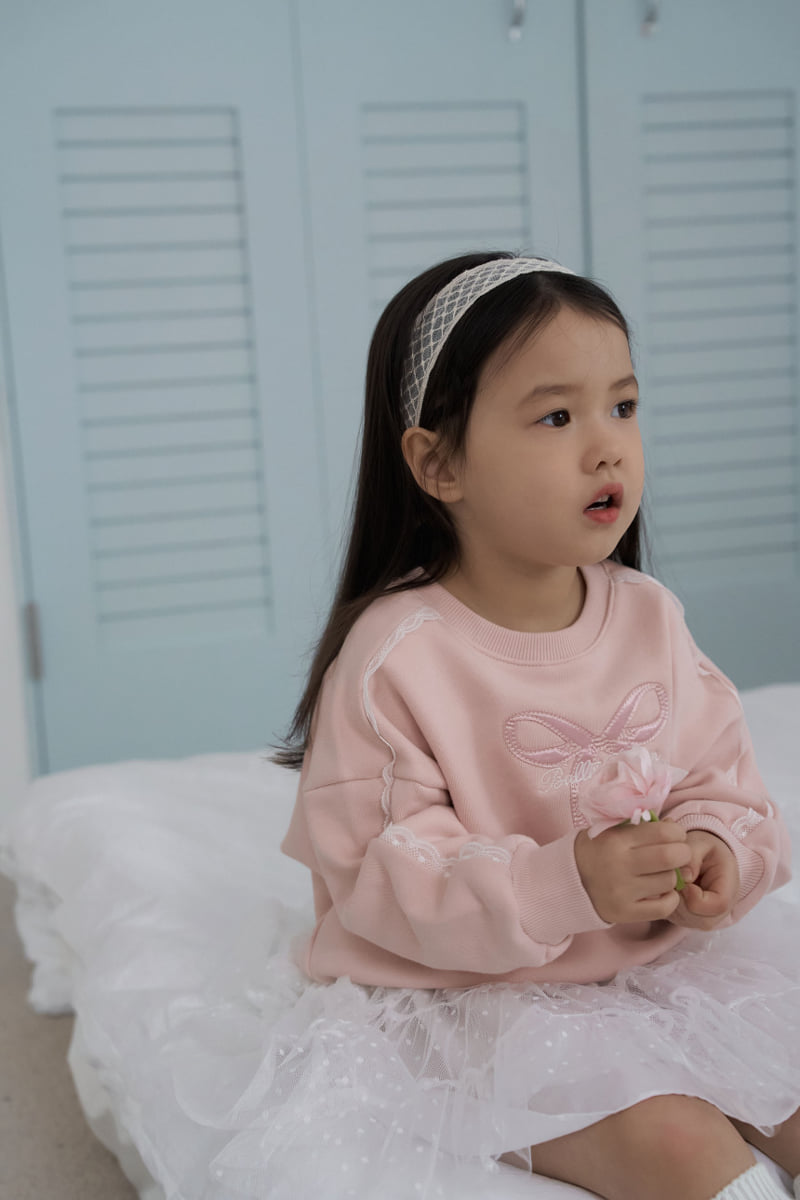 Momo Ann - Korean Children Fashion - #kidzfashiontrend - Ribbon Sweatshirt - 10