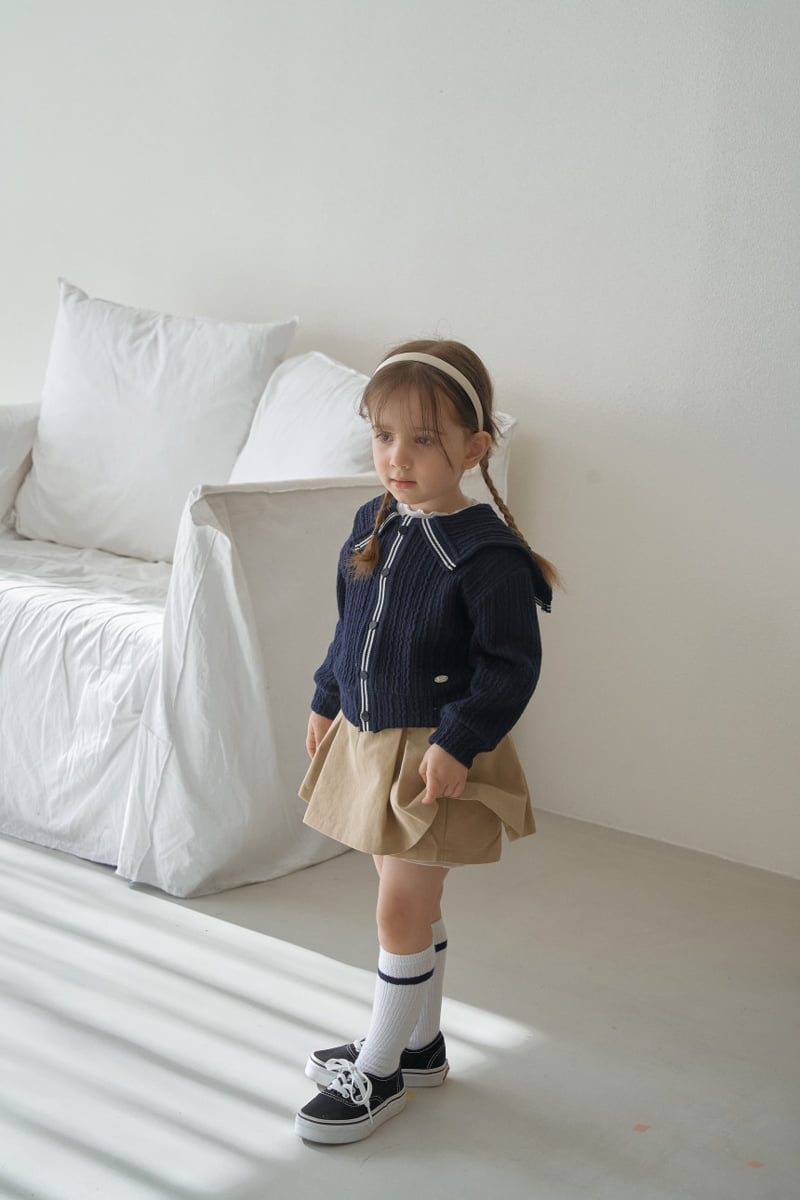 Momo Ann - Korean Children Fashion - #kidzfashiontrend - Sailor Cardigan - 3