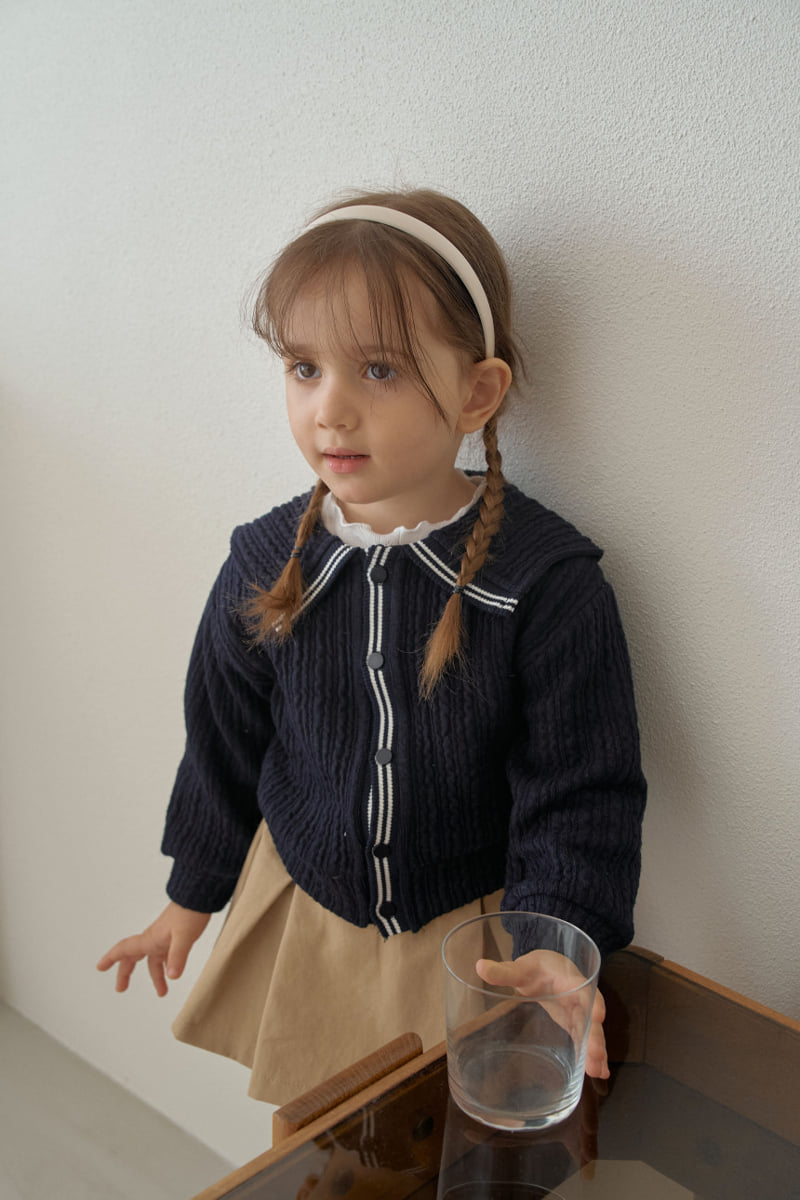 Momo Ann - Korean Children Fashion - #littlefashionista - Sailor Cardigan - 5