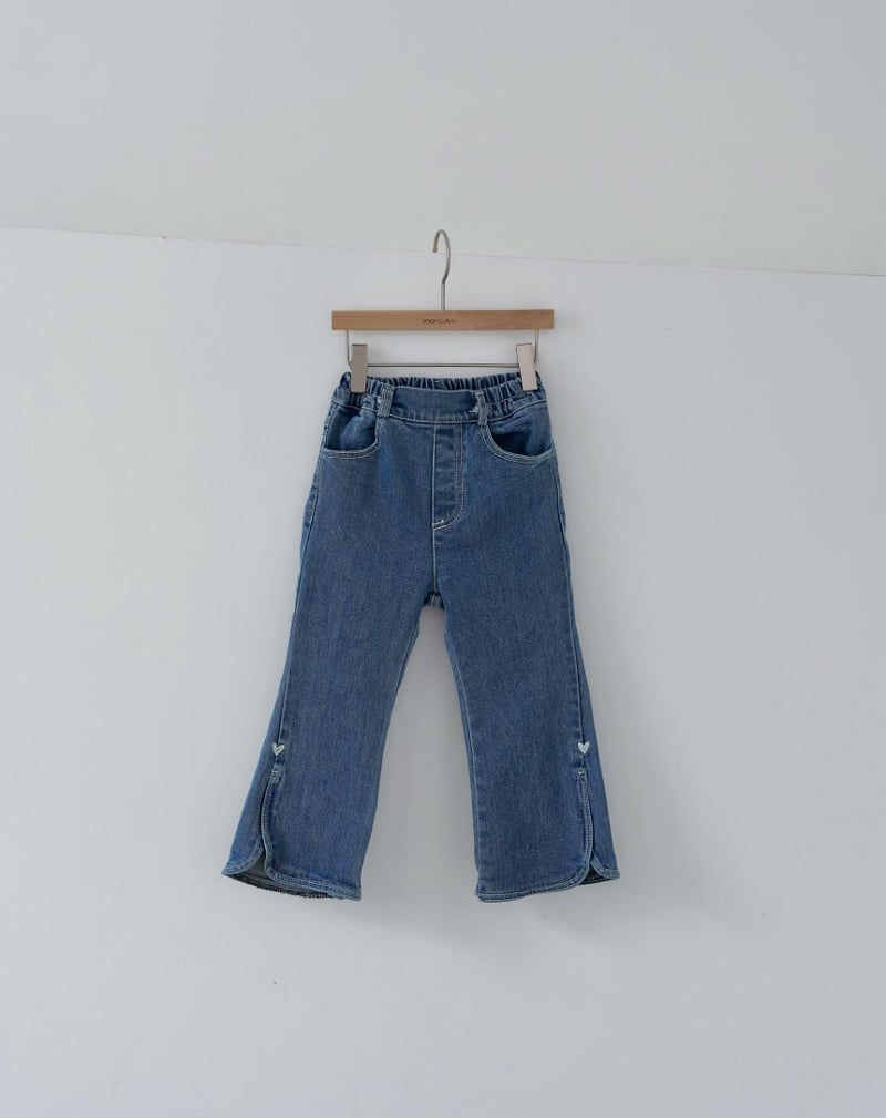 Momo Ann - Korean Children Fashion - #littlefashionista - Denim Bootcut Pants - 11
