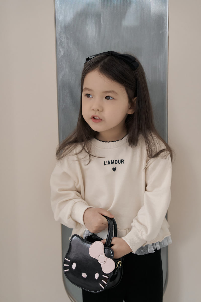 Momo Ann - Korean Children Fashion - #littlefashionista - Frill Sweatshirt - 9