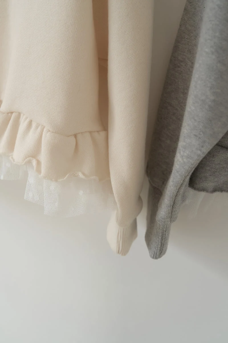 Momo Ann - Korean Children Fashion - #minifashionista - Frill Sweatshirt - 11