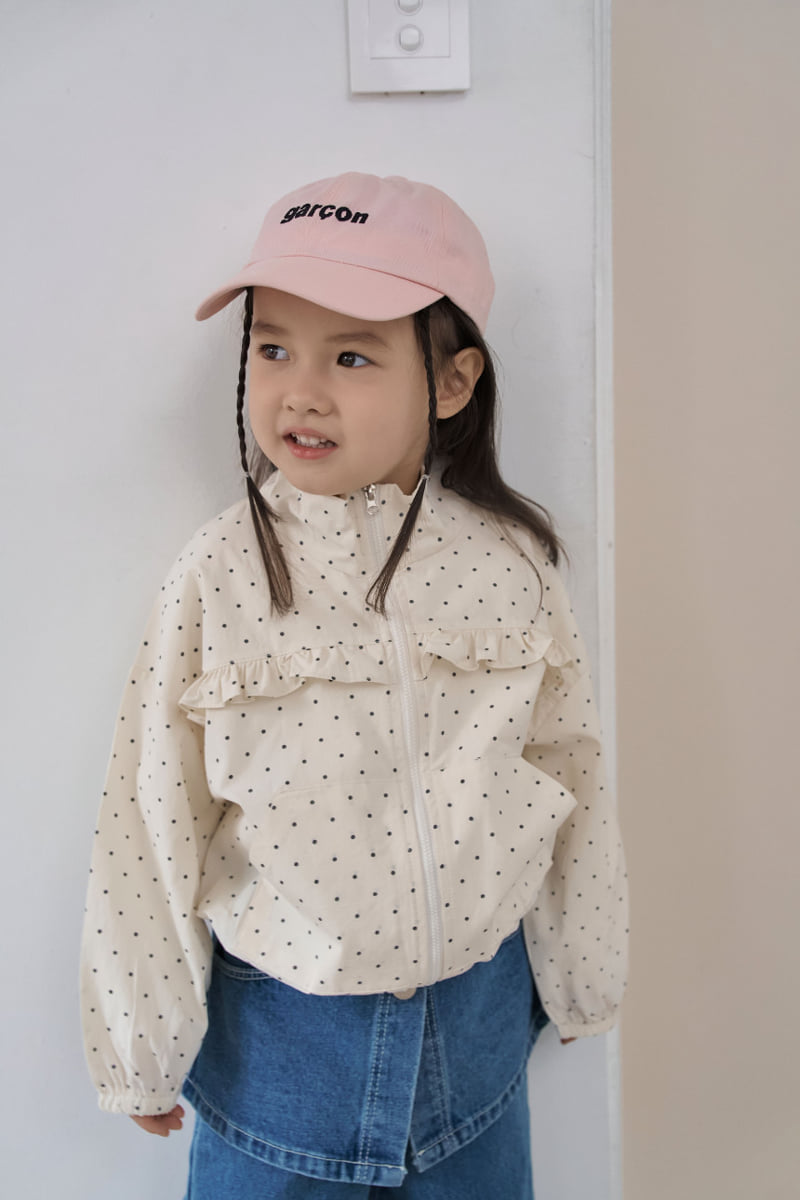 Momo Ann - Korean Children Fashion - #minifashionista - Dot Zip-up - 8