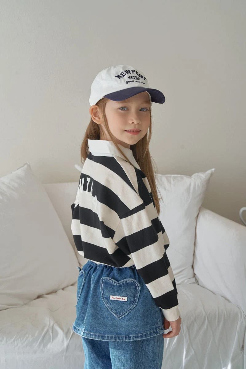 Momo Ann - Korean Children Fashion - #stylishchildhood - Polo Collar Sweatshirt - 6