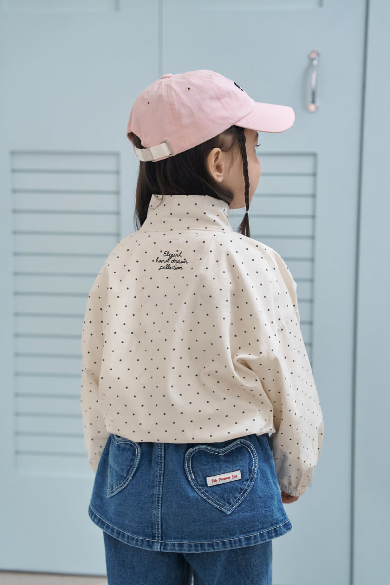 Momo Ann - Korean Children Fashion - #todddlerfashion - Dot Zip-up - 10