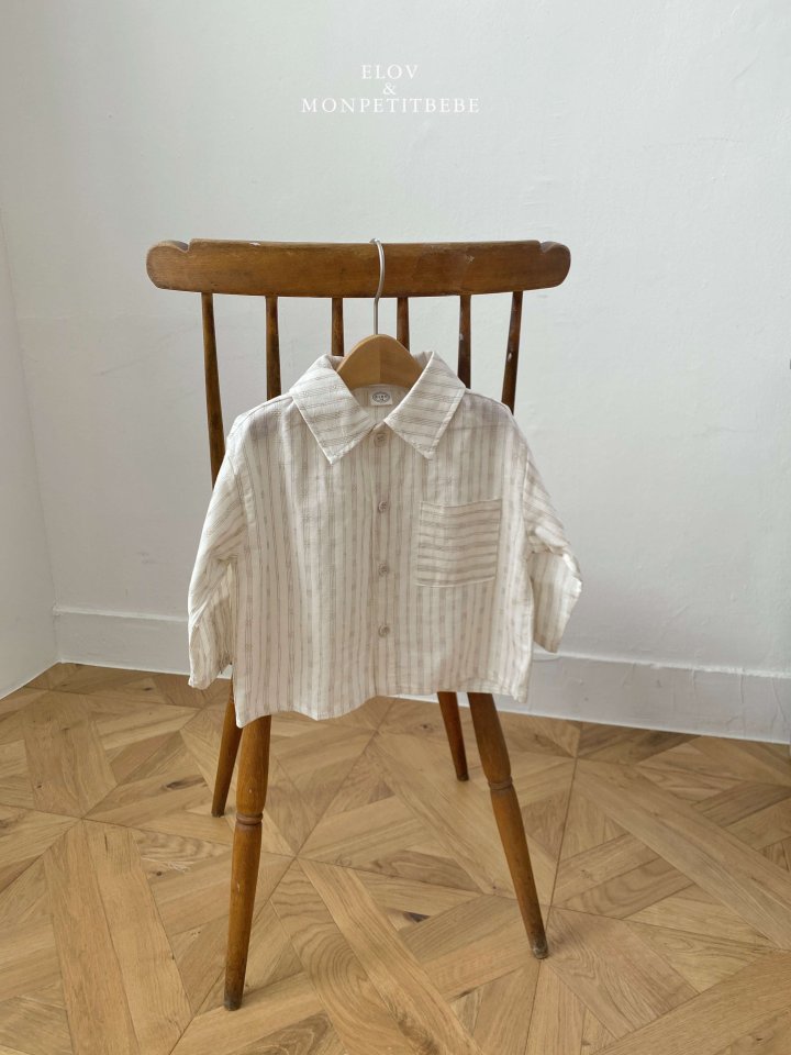 Mon Petit Bebe - Korean Baby Fashion - #babyboutiqueclothing - Maren Stripe Shirt - 11