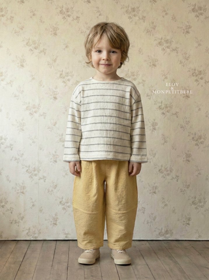 Mon Petit Bebe - Korean Baby Fashion - #babyboutique - Eyelet Boxy Tee - 4