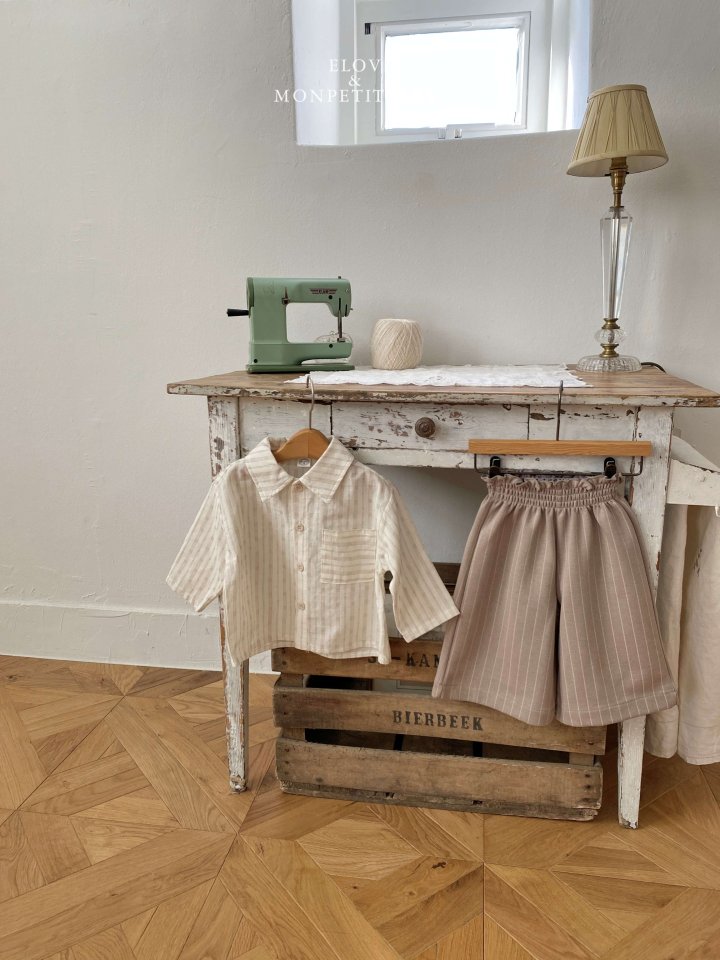 Mon Petit Bebe - Korean Baby Fashion - #babyclothing - Wide Tucking Pants - 7
