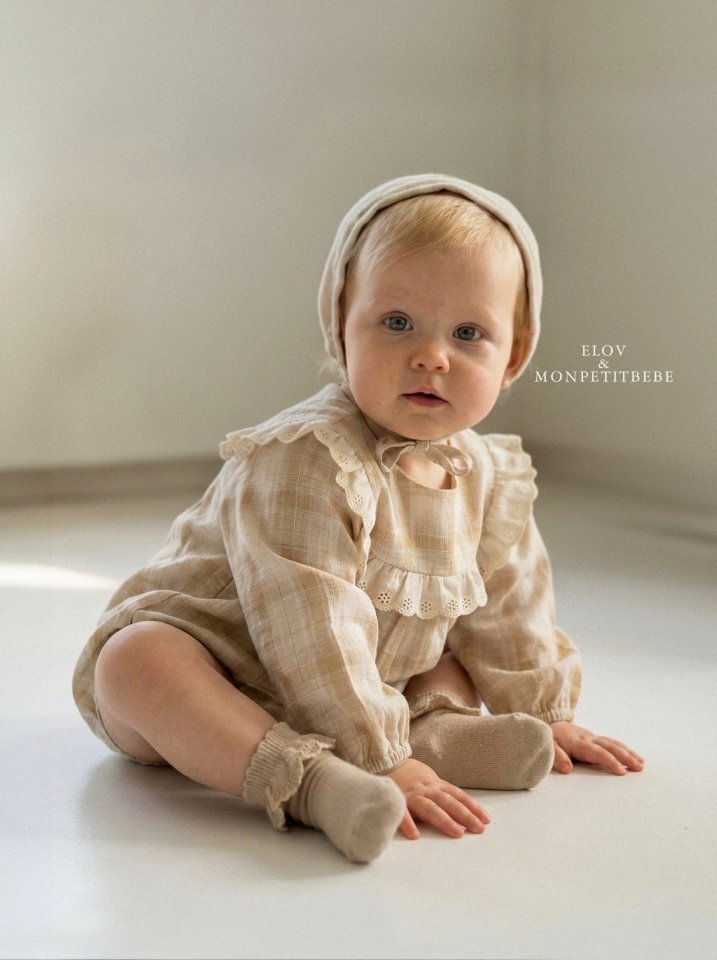 Mon Petit Bebe - Korean Baby Fashion - #babyclothing - Bebe Irene Frill Suit