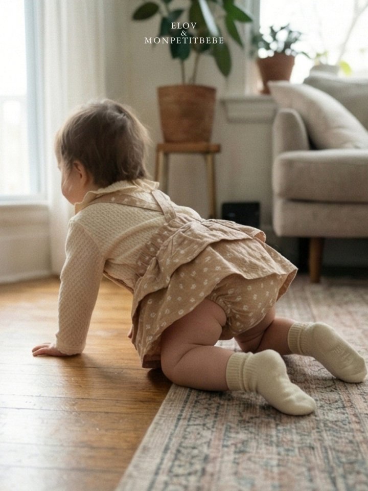 Mon Petit Bebe - Korean Baby Fashion - #babyfashion - Bebe Elise Cancan Suit - 5