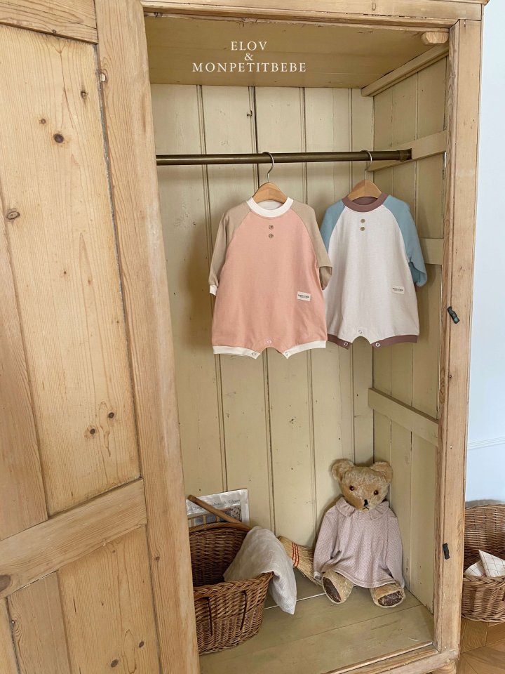 Mon Petit Bebe - Korean Baby Fashion - #babyfever - Bebe Daily Raglan Suit - 5