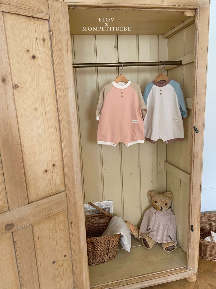 Mon Petit Bebe - Korean Baby Fashion - #babygirlfashion - Bebe Daily Raglan Suit - 6