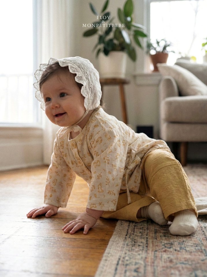 Mon Petit Bebe - Korean Baby Fashion - #babygirlfashion - Bebe Madeleine Cardigan - 5