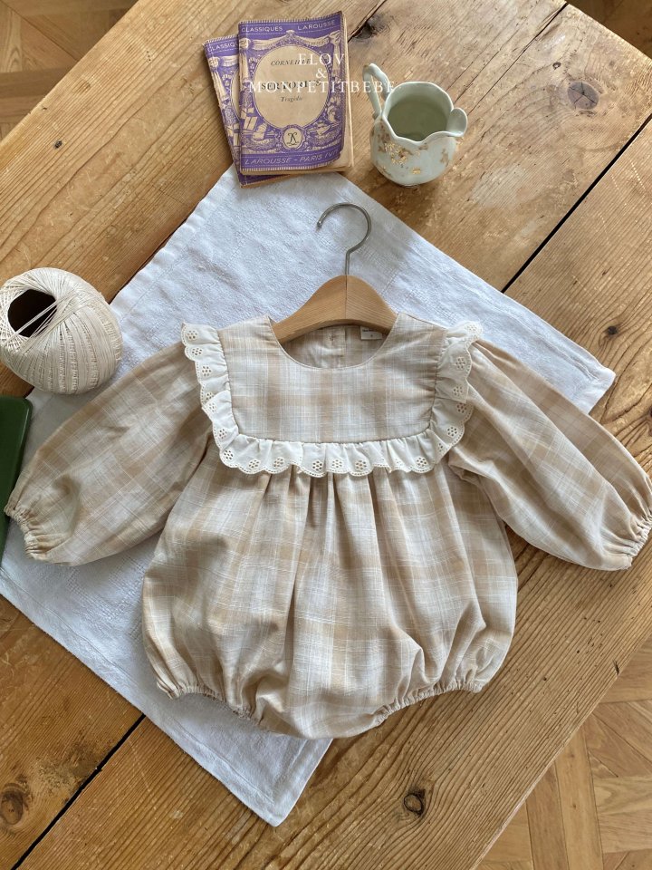 Mon Petit Bebe - Korean Baby Fashion - #babyfever - Bebe Irene Frill Suit - 4