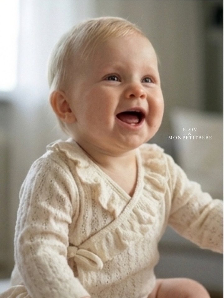 Mon Petit Bebe - Korean Baby Fashion - #babygirlfashion - Bebe Lauren Frill Suit - 3