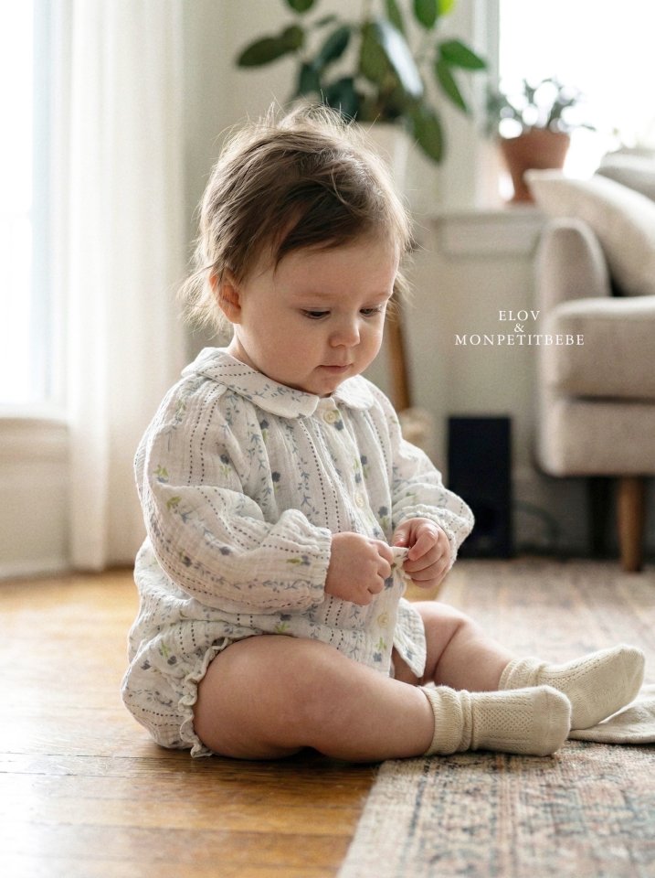 Mon Petit Bebe - Korean Baby Fashion - #babygirlfashion - Bebe Ariel Collar Set