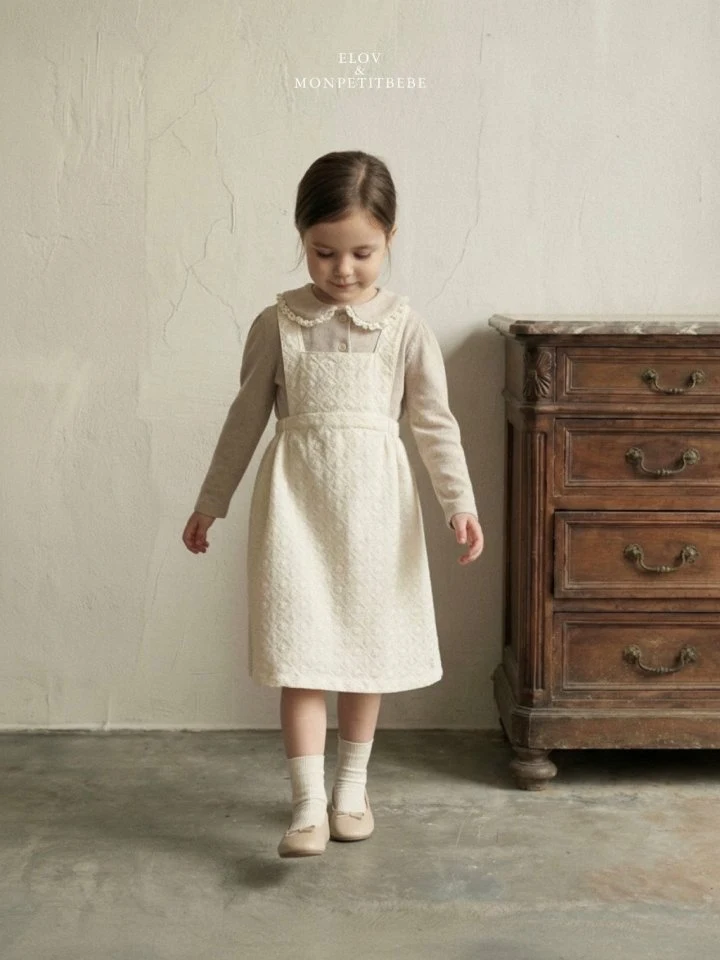 Mon Petit Bebe - Korean Baby Fashion - #babylifestyle - Emma Collar Tee - 5