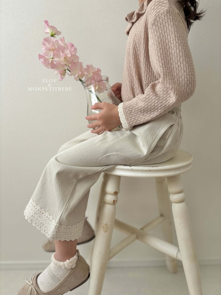 Mon Petit Bebe - Korean Baby Fashion - #babylifestyle - Elba Frill Tee - 3