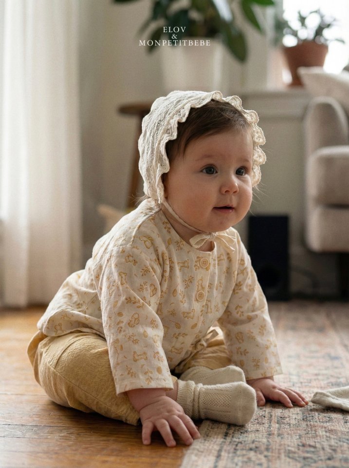 Mon Petit Bebe - Korean Baby Fashion - #babylifestyle - Bebe Madeleine Cardigan - 6