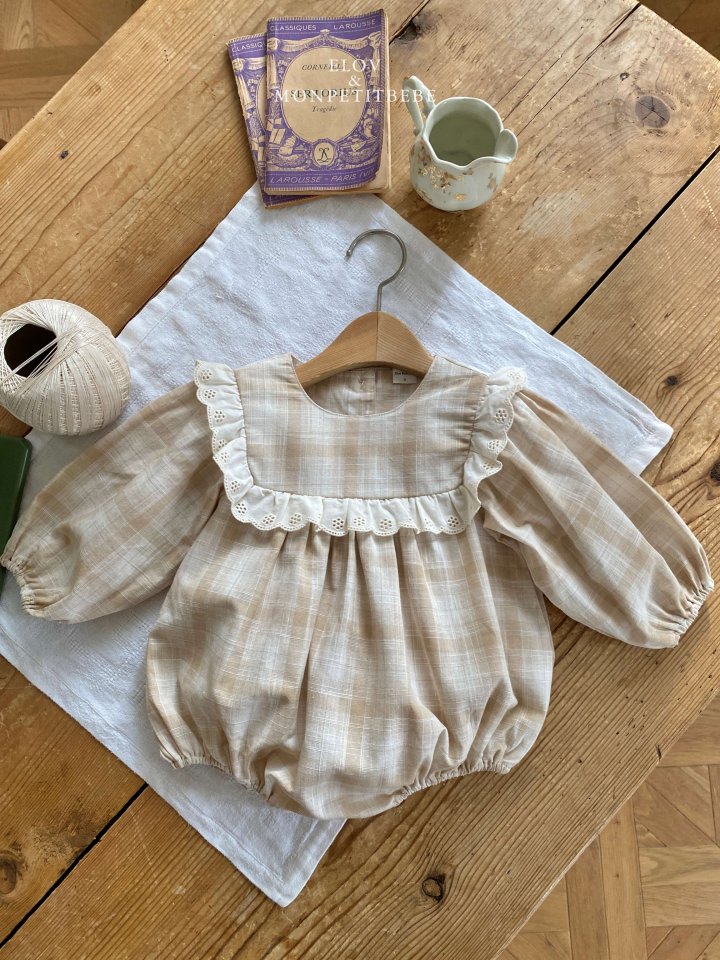 Mon Petit Bebe - Korean Baby Fashion - #babylifestyle - Bebe Irene Frill Suit - 5
