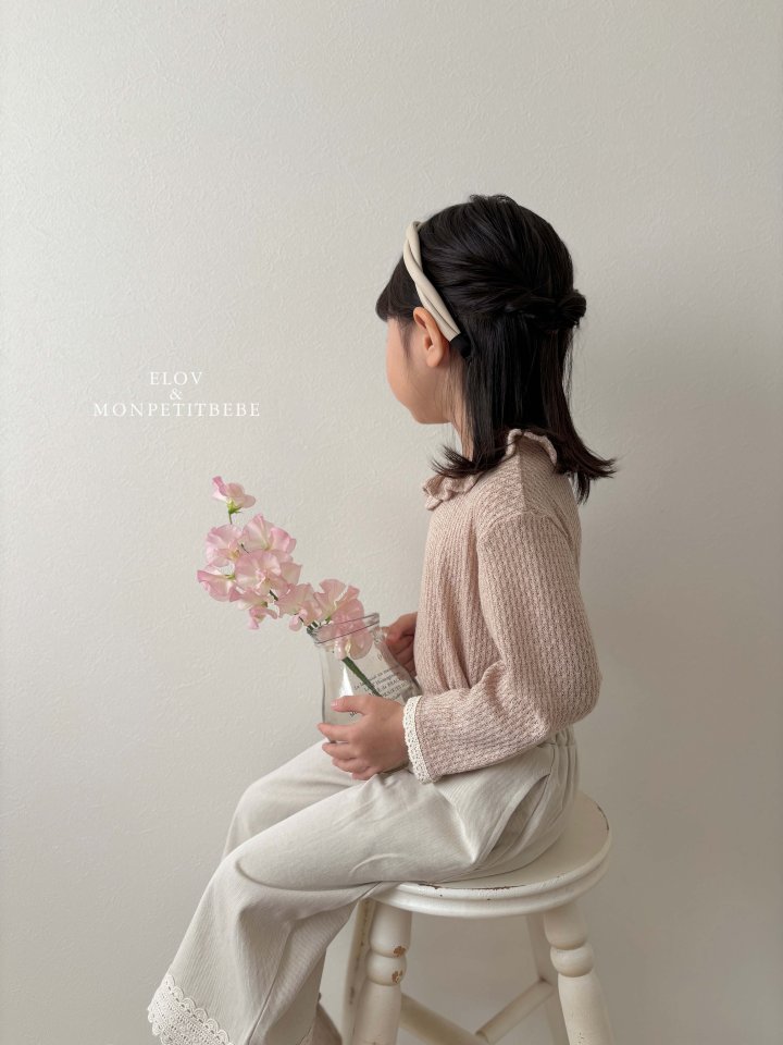 Mon Petit Bebe - Korean Baby Fashion - #babylifestyle - Elba Frill Tee - 4