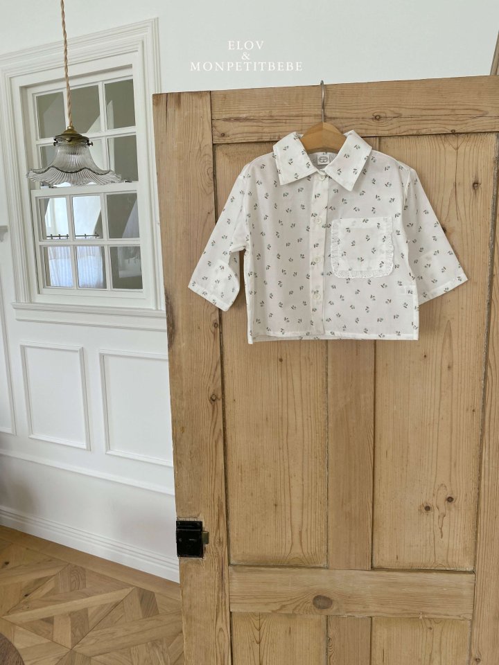 Mon Petit Bebe - Korean Baby Fashion - #babyoninstagram - Floral Shirt - 3
