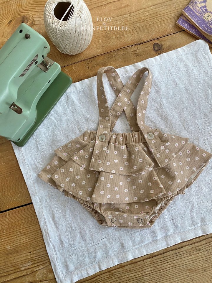 Mon Petit Bebe - Korean Baby Fashion - #babyoninstagram - Bebe Elise Cancan Suit - 9