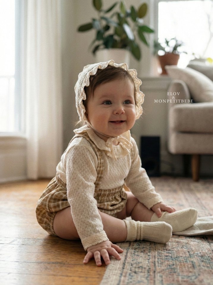 Mon Petit Bebe - Korean Baby Fashion - #babylifestyle - Bebe Miel Romper - 4