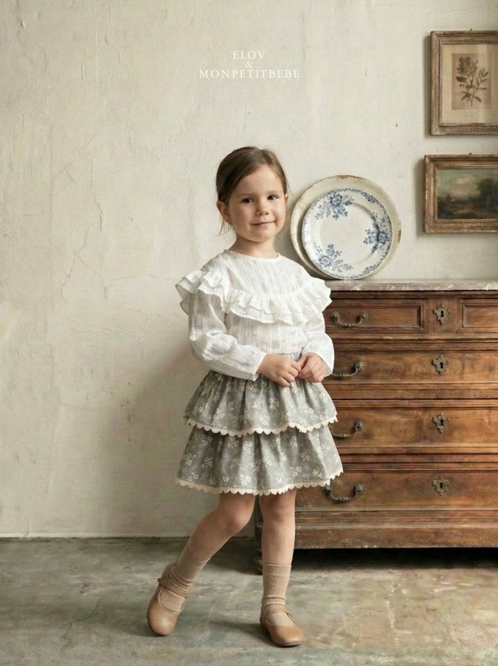 Mon Petit Bebe - Korean Baby Fashion - #babyootd - Olivia Skirt - 6