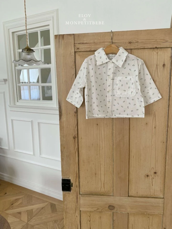 Mon Petit Bebe - Korean Baby Fashion - #babyoninstagram - Floral Shirt - 4