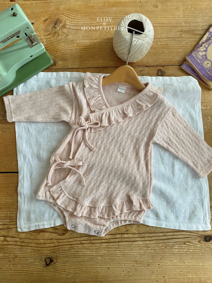 Mon Petit Bebe - Korean Baby Fashion - #babyoutfit - Bebe Lauren Frill Suit - 7