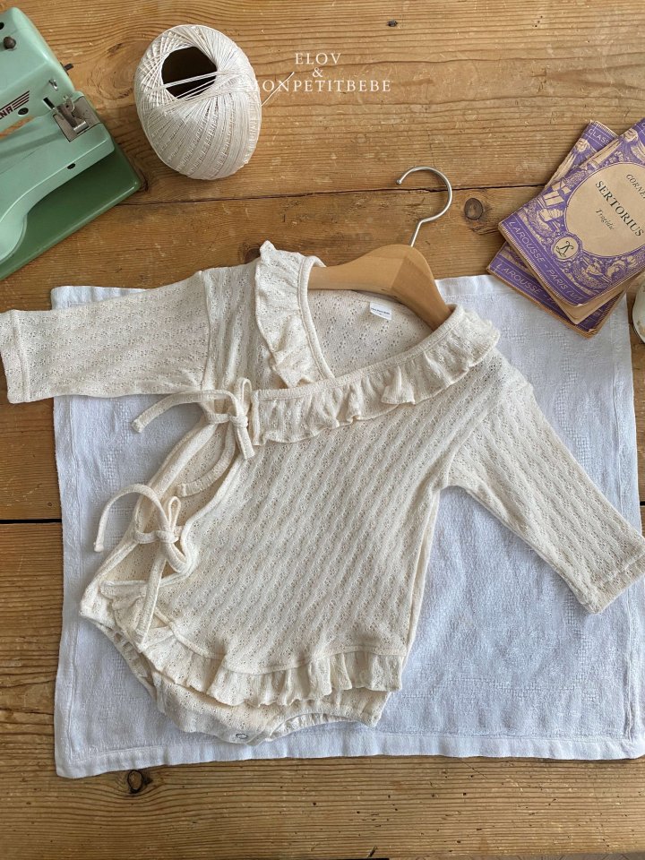 Mon Petit Bebe - Korean Baby Fashion - #babyoutfit - Bebe Lauren Frill Suit - 8