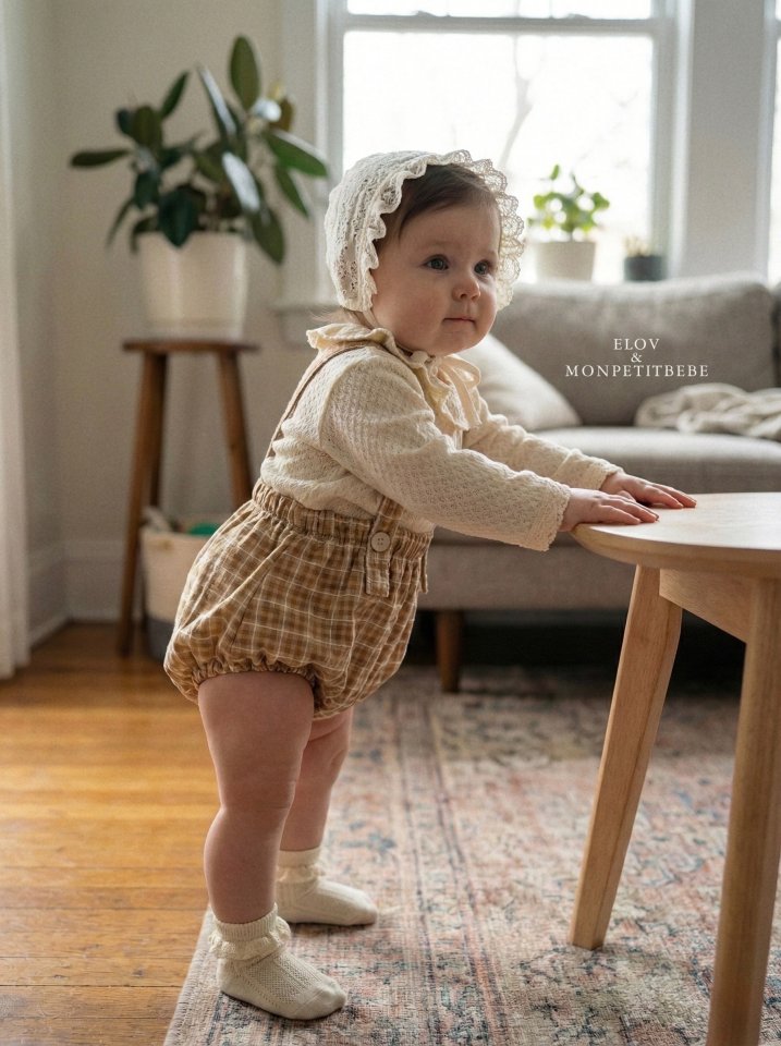 Mon Petit Bebe - Korean Baby Fashion - #babyoutfit - Bebe Miel Romper - 6