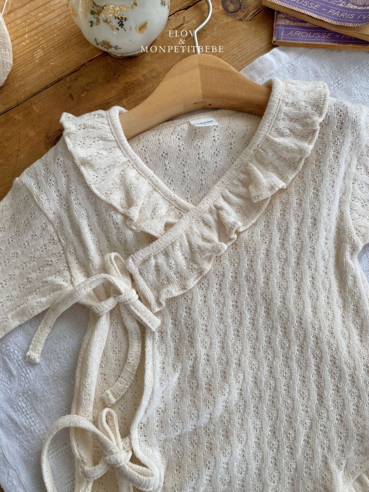 Mon Petit Bebe - Korean Baby Fashion - #onlinebabyboutique - Bebe Lauren Frill Suit - 10