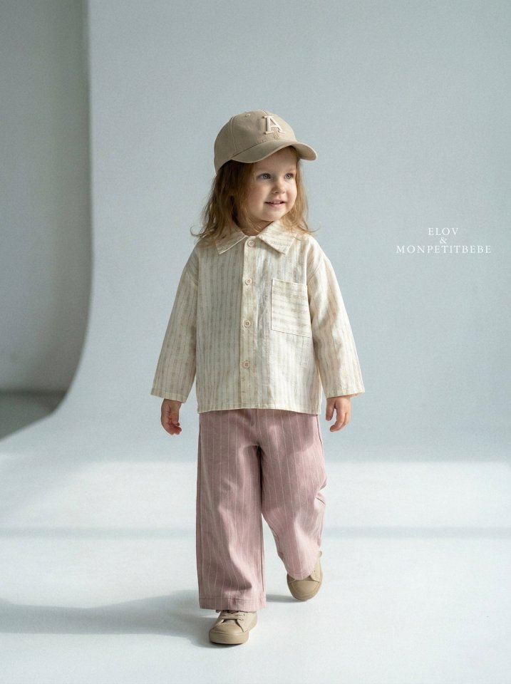 Mon Petit Bebe - Korean Baby Fashion - #onlinebabyshop - Maren Stripe Shirt - 8
