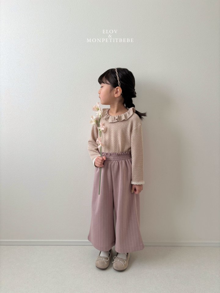Mon Petit Bebe - Korean Baby Fashion - #onlinebabyshop - Wide Tucking Pants - 3
