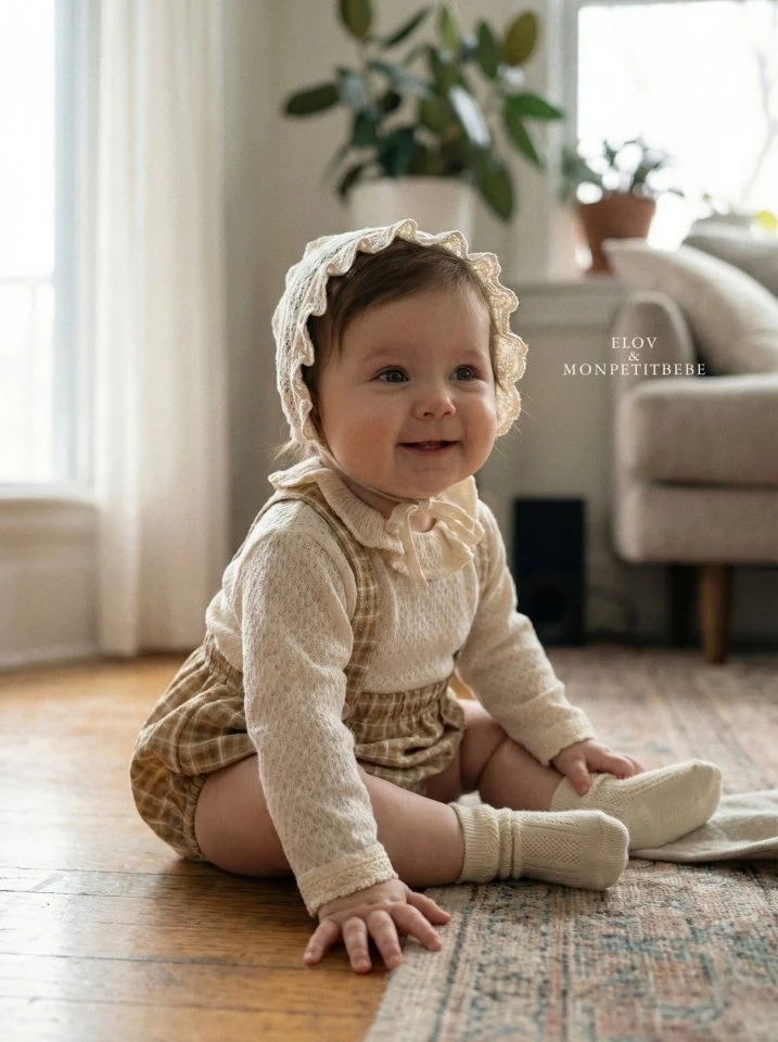 Mon Petit Bebe - Korean Baby Fashion - #smilingbaby - Elba Frill Tee - 11