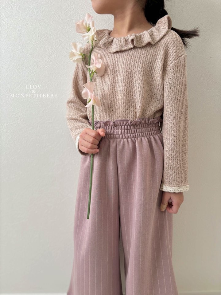 Mon Petit Bebe - Korean Baby Fashion - #onlinebabyshop - Wide Tucking Pants - 4